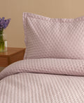 OGLO Single Bedspread Set Light Plum 160 x 220 Cm (1 Pillowcase Gift)